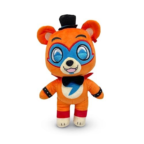 Youtooz Chibi Glam Rock Freddy Plush 9 inch, Collectible Plush Stuffed Animal from Five Nights at Freddy's (Exclusive) by The Youtooz FNAF Collection
