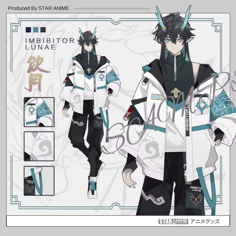 Sudadera con capucha de juego Honkai: Star Rail Dan Heng Imbibitor Lunae, abrigo de Cosplay Harajuku, sudadera informal Unisex, pantalones de primavera y otoño - AliExpress 200000532