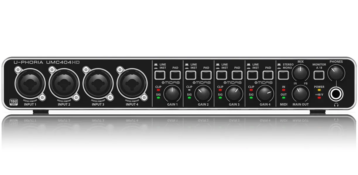 Behringer U-Phoria UMC404HD Interface