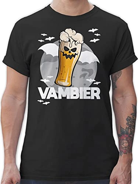 Shirtracer - T-Shirt Herren - Halloween - Herren - Vambier Bier Geschenk Zombie