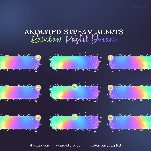 Rainbow Pastel Dream Alerts