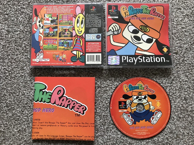 PARAPPA THE RAPPER SONY PLAYSTATION 1 PS1 GAME 