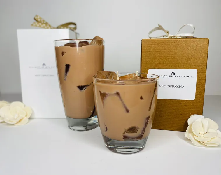 12 OZ Iced Coffee Candles | Starbucks candle | Latte Candles | Cappuccino Candles| Cafe Candles | Pumpkin Candle | Christmas Gift |Holidays