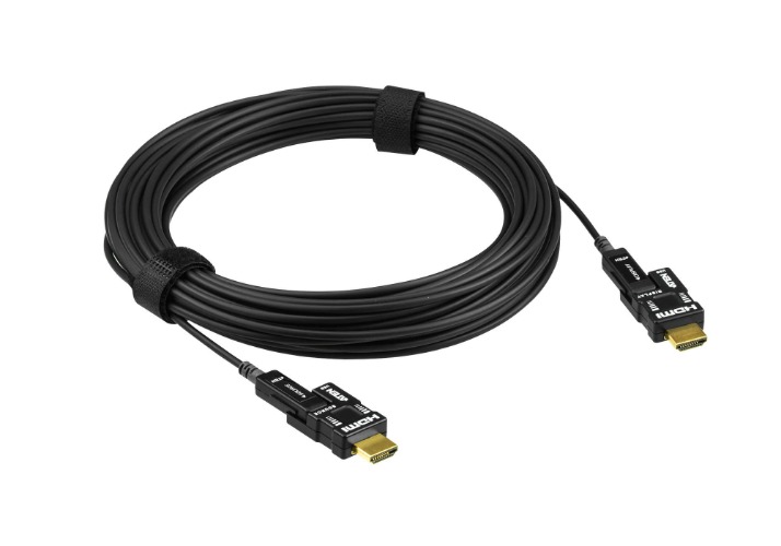 Aten 30m True 4K HDMI 2.0 Hybrid Active Optical Cable with Detachable Head for HDMI and Micro-HDMI Support