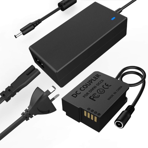 F1TP DMW-DCC8 DMW-AC8 AC Power Adapter Charger DC Coupler kit (Replacement Panasonic DMW-BLC12 Battery) for Panasonic Lumix DMC-FZ1000 FZ2000 FZ2500 FZ200 FZ300 GH2 GH2K GH2S G5 G6 G7 GX8 G80 G81 G85 G90 G91 G95 G99 Digital Camera.