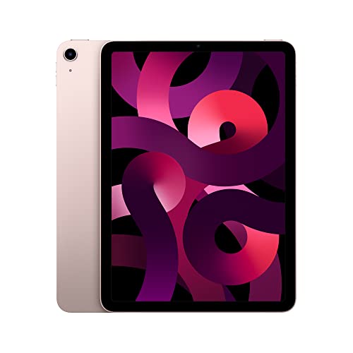 Apple iPad Air (5th Generation): with M1 chip, 10.9-inch Liquid Retina Display, 256GB, Wi-Fi 6, 12MP front/12MP Back Camera, Touch ID, All-Day Battery Life – Pink - WiFi - Pink - 256GB