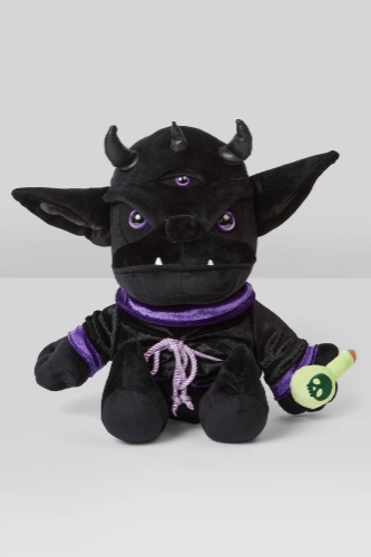Sorcerer Plush Toy | One Size / BLACK / 100% Poly Mix