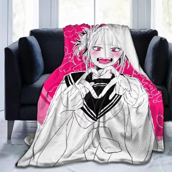 My Hero Academia-Himiko Toga Ultra-Soft Micro Fleece Blanket Throw for Sofa Bedding Home Travel Camping 60in80in