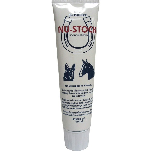 Animal Ointment Nu-Stock All Purpose, Non-Toxic and Steroid-Free, 12-oz - 