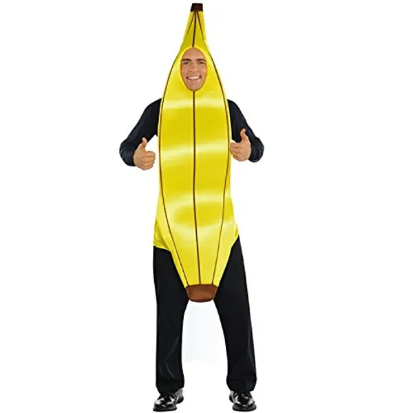 SP Funworld Banana Costume Adult Halloween Lightweight Fun Costumes