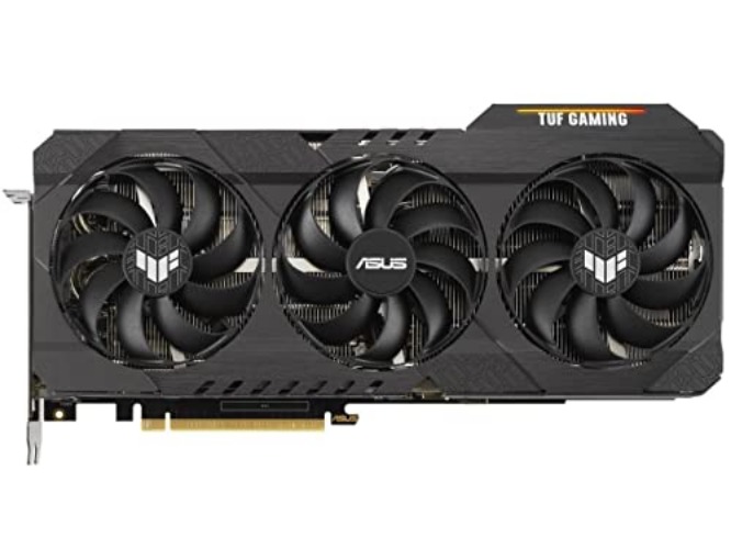 ASUS TUF Gaming NVIDIA GeForce RTX 3070 Ti OC V2 Graphics Card (PCIe 4.0, 8GB GDDR6X, HDMI 2.1, DisplayPort 1.4a, Dual Ball Fan Bearings, Military-Grade Certification, GPU Tweak III) - TUF-RTX3070TI-O8G-V2