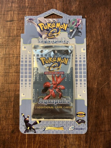 Pokemon TCG 2002 Aquapolis Unopened BLISTER PACK. Sealed.