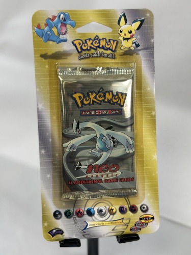 Pokémon 2000 Neo Genesis Blister Pack, Lugia Pack Art Factory Sealed WOTC A14