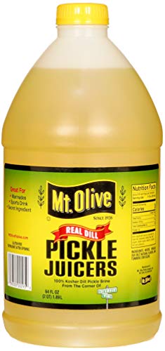 Mt. Olive Pickle Juice 100% Kosher Dill Pickle Brine, 64 Ounce Bottle - 64 Fl Oz (Pack of 1)