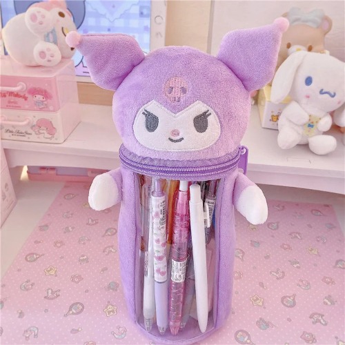 Kawaii Drink Stationary Cases - Purple