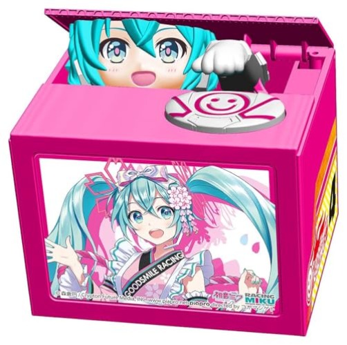 SHINE Hatsune Miku GT Project: Racing Miku 2021 Chatting Bank (Version 8),Multicolor,SH37838