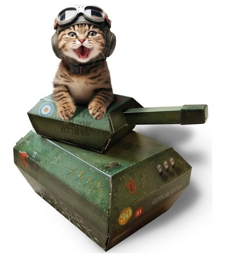 Cat Tank Cardboard