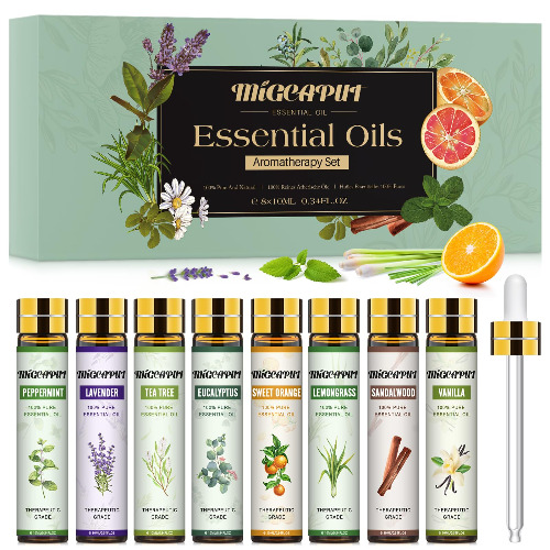 Essential Oils Set 8x10ML for Diffusers