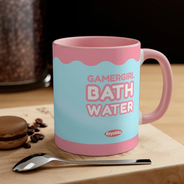 Gamer Girl Bath Water Mug Meme Gag Gift Twitch Vtuber Gamer Streamers Fans