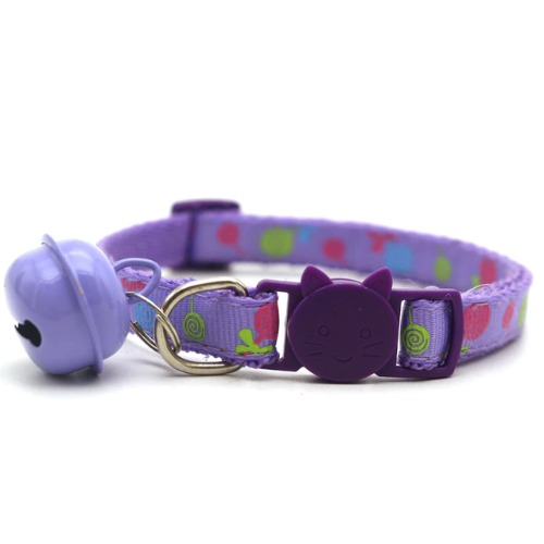 Candy Neko Petplay Collar - Lollipop Purple