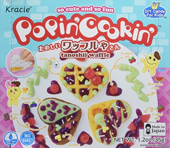 Kracie Popin' Cookin' Diy Candy for Kids, Waffle Kit, 1.2 Ounce - 1.2 Ounce (Pack of 1)