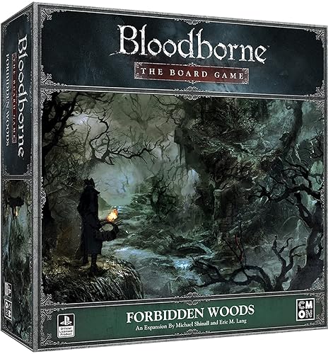 CMON Bloodborne The Board Game Forbidden Woods Expansion | Strategy Game | Horror Game | Cooperative Game for Adults and Teens | Ages 14+ | 1-4 Players | Average Playtime 60-90 Minutes | Made by CMON - Bloodborne: The Board Game: Forbidden Woods