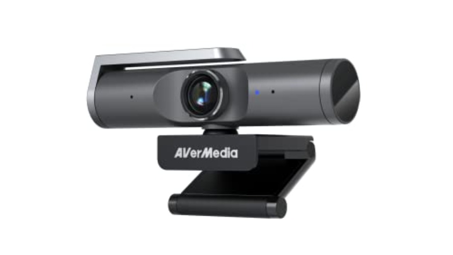 AverMedia PW515 4K Ultra HD Auto Focus Business Webcam - AI Controlled Solution Image and Lighting Adjustment 100° Wide FoV for Video Conferencing and Virtual Meeting Zoom Team Skype PC Mac - PW515 4K UHD Webcam