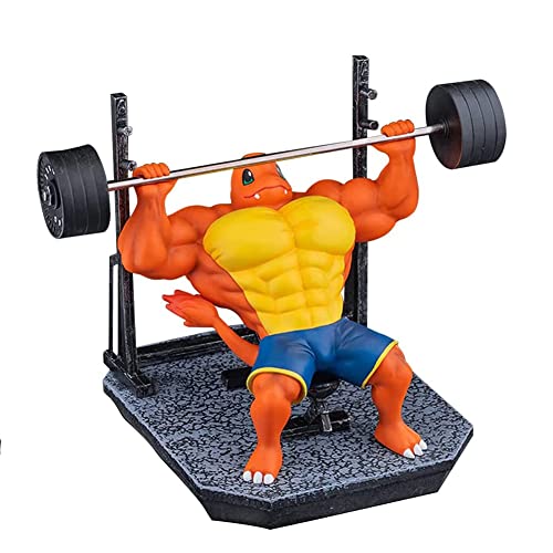 Anime Figure Muscle Version Figurine Bodybuilding Series Figure Statue PVC Character Collection Gift Model Office Decoration Birthday Gift for Anime Fans (D)