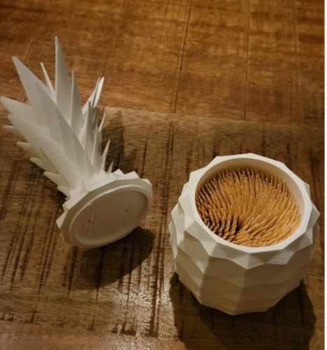 Pineapple Cocktail Pick Holder - White