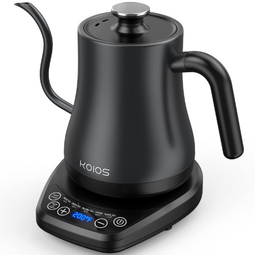 Electric Kettle With Temperature Control, Matte Black