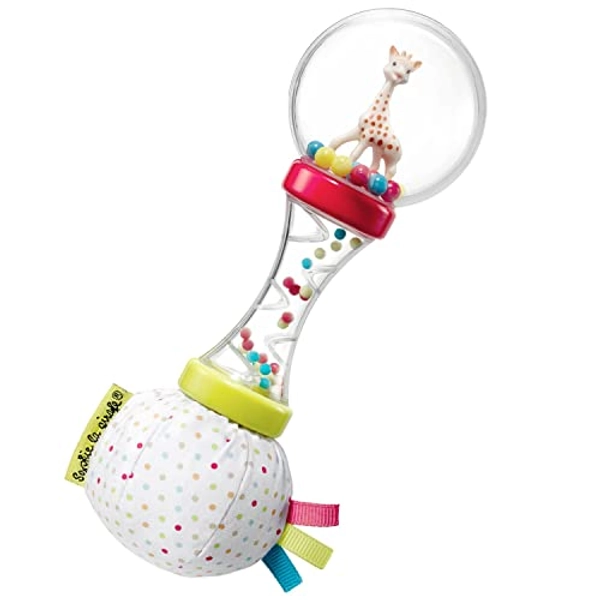 Sophie la Girafe - Hochet Soft Maracas Sophie la Girafe - Instrument de musique - Jouet d'éveil adapté aux mains de bébé - Développe la motricité et l'éveil de votre enfant