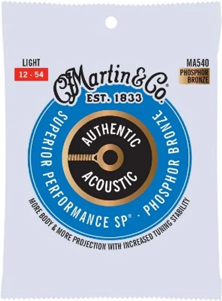 Martin Authentic Acoustic Guitar Strings - Superior Performance - 