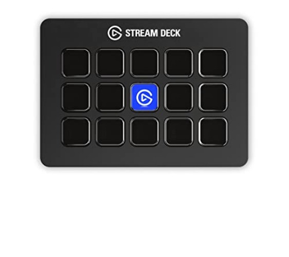 Elgato Stream Deck MK.2 – Studio Controller, 15 macro keys, trigger actions in apps and software like OBS, Twitch, ​YouTube and more, works with Mac and PC - 15 Keys (MK.2)