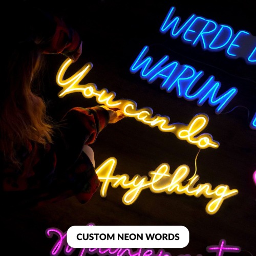 Custom Neon Words - 2 words / 30cm