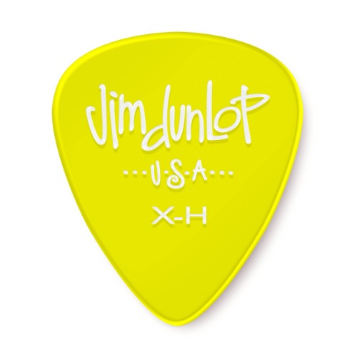 Jim Dunlop 486PXH Gels Extra Heavy Player Pack - Yellow (Pack of 12)