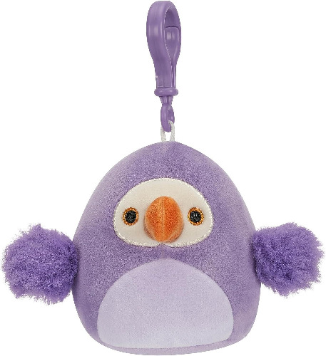 Squishmallows  Clip-on  Neha the Purple Dodo Bird  3.5"