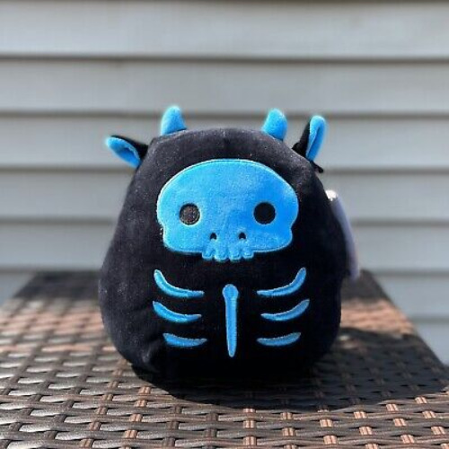 Squishmallow 8 in Skeleton Cow Tegan Kellytoy  | eBay