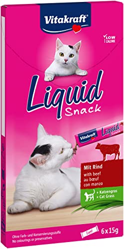 Vitakraft Liquid Snack au Boeuf, 6 x 15g - Sauce bœuf