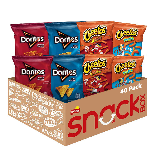 Frito-Lay Doritos & Cheetos Mix (40 Count) Variety Pack - Doritos & Cheetos Mix