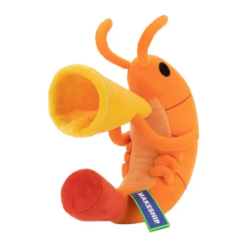 Yellow Shrimpster Plushie (Makeship)