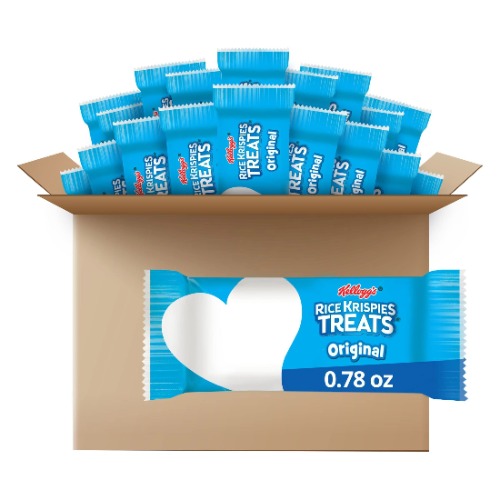 Rice Krispies Treats Marshmallow Snack Bars, Kids Snacks, School Lunch, Original (54 Bars) - Rice Krispies