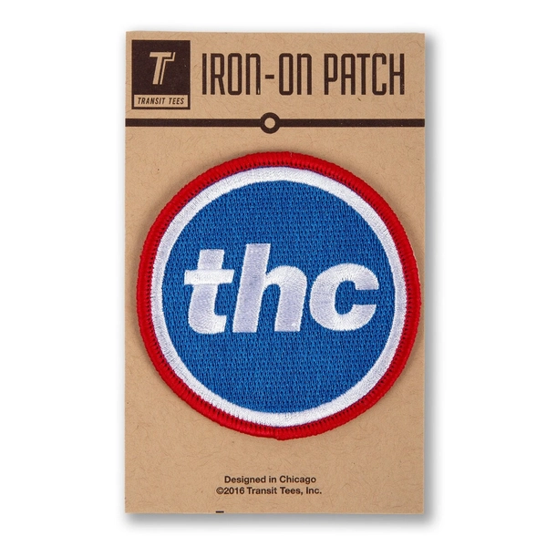 THC Authority Patch - Chicago Patch, Iron on Patch, Weed Patch, THC Patch, Hat Patch, Chicago Hat Patch - Designed in our Chicago Studio