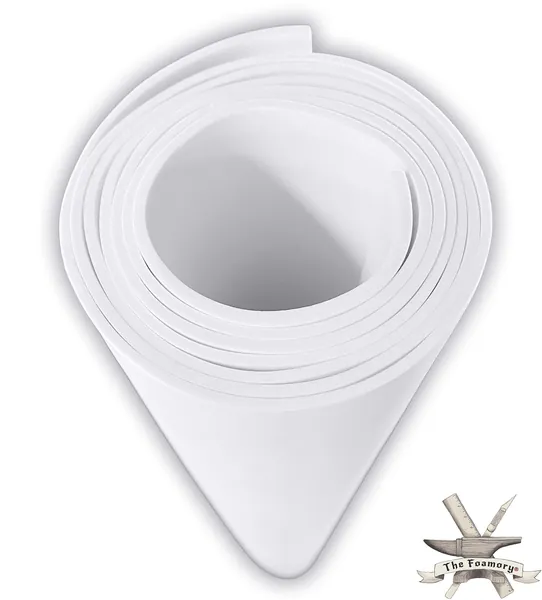 EVA Foam Cosplay - 2mm Thick (1mm to 10mm) - White or Black - Large 35" x 59" Sheet - Ultra High Density 85 kg/m3 - by The Foamory