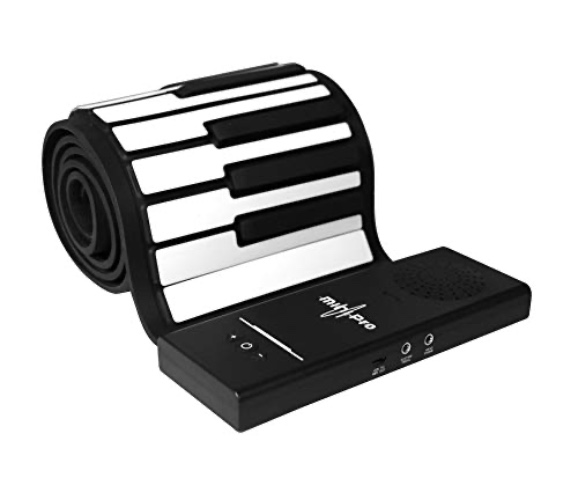 MAGICON 88 Key Roll up Piano Keyboard, pure piano sound source by France Dream, Portable Flexible, built-in both rechargeable battery and speaker/midi via USB/HiFi stereo earphone as a gift (88 Key) - 88 Key