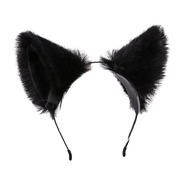Faylay Girl Women Cat Ears Headband Cosplay Fluffy Cute Furry Party Headwear