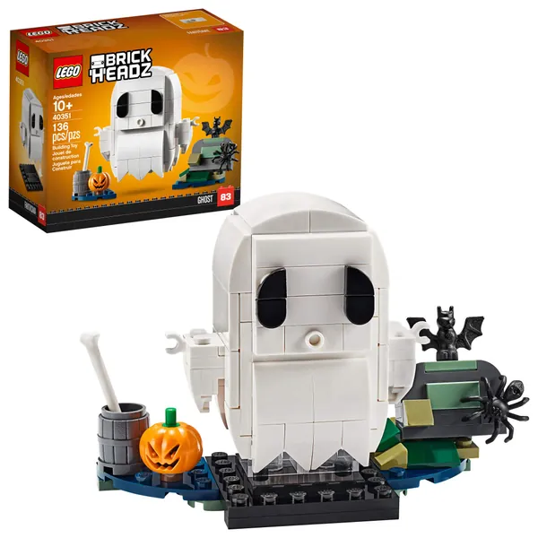 LEGO BrickHeadz Halloween Ghost 40351 Building Kit (136 Pieces) - 