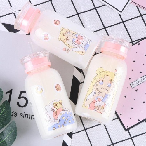 Magical Girl Glass Bottles - Sleepy