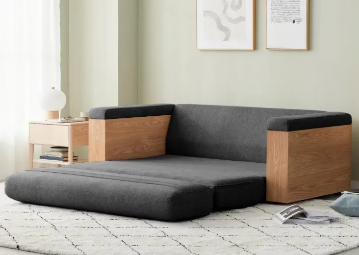 sofa bed w an actual mattress