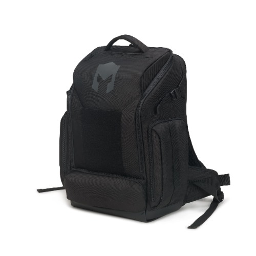 CATURIX ATTACHADER - Gaming-Rucksack für Laptops und Konsolen bis 17,3", wasserabweisender Rucksack mit 33l Volumen, schwarz - 17.3 Inch
