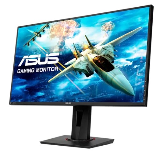 ASUS VG278QR, 27 InchFHD (1920 x 1080) Esports Gaming monitor, 0.5ms, up to 165Hz, DP, HDMI, DVI, FreeSync, Low Blue Light, Flicker Free, TUV Certified - 27" - 165hz